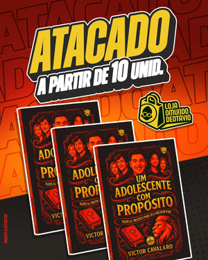 ATACADO LIVRO "UM ADOLESCENTE COM PROPÓSITO" • A PARTIR DE 10 UNID.